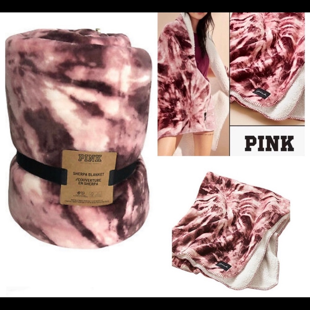 Pink Sherpa Blanket